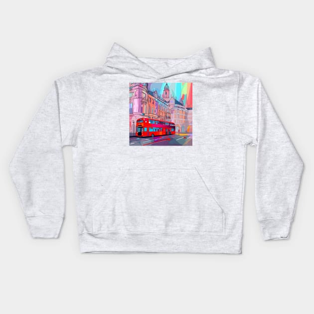 Artsy Style London Kids Hoodie by UKnowWhoSaid